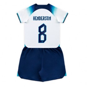 England Jordan Henderson #8 Hemmakläder Barn VM 2022 Kortärmad (+ Korta byxor)